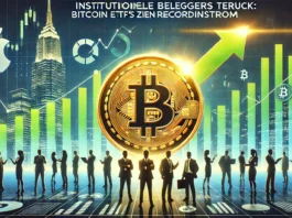 groei institutionele beleggers in bitcoin etfs