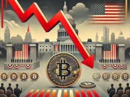 bitcoin koers daalt door donald trump