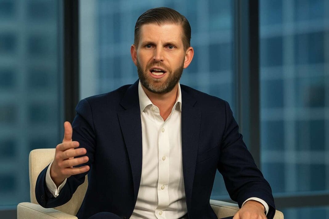 Eric Trump: Banken moeten blockchaintechnologie omarmen of verdwijnen