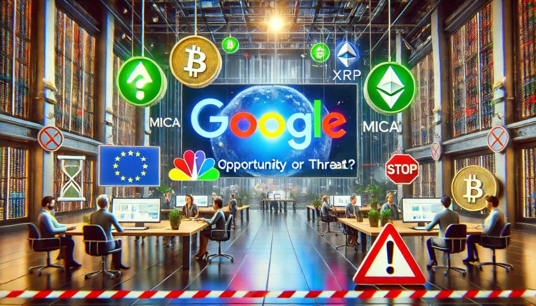 Google's nieuwe crypto-beleid onder MiCA - Kans of bedreiging?
