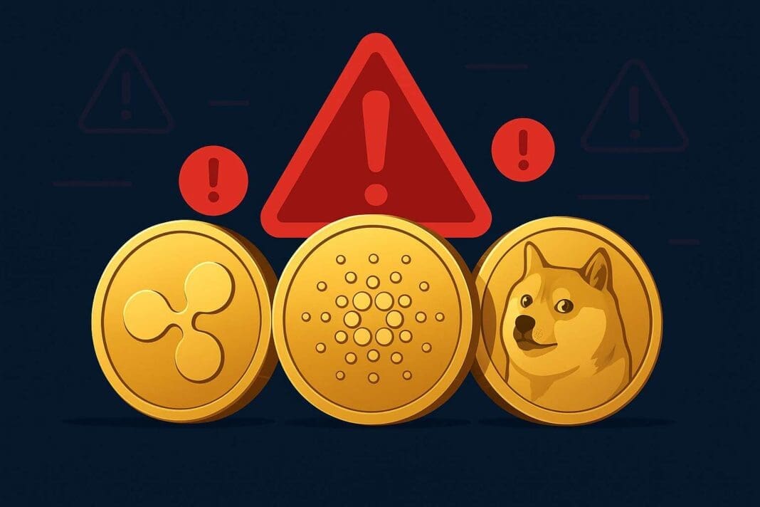 Waarschuwing Coinbase: Valse XRP, ADA en DOGE tokens